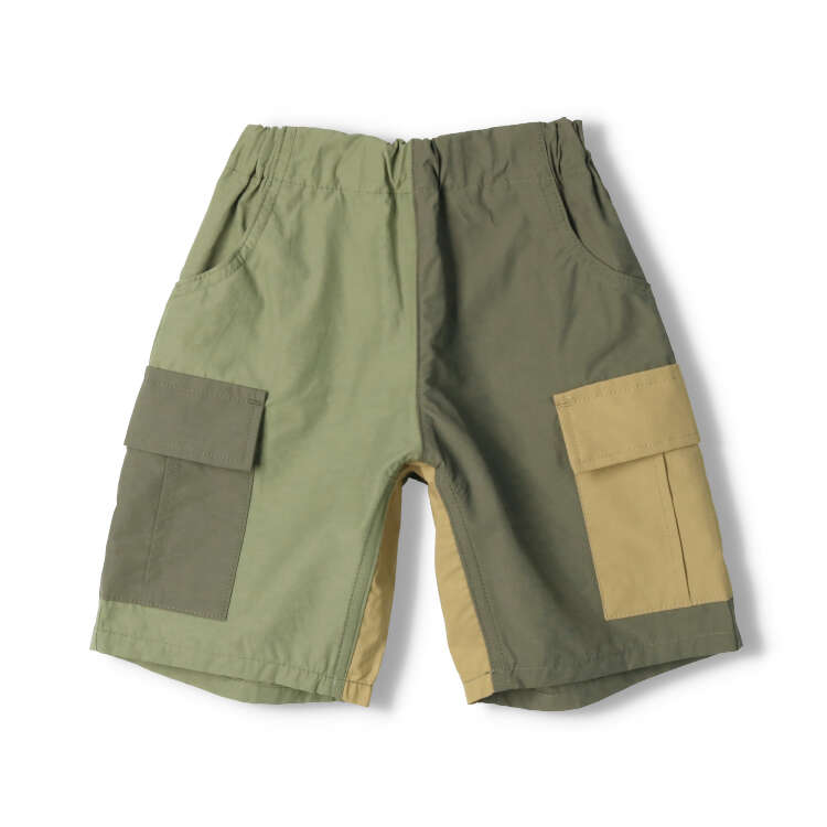 Crazy color combination 5/8 length shorts