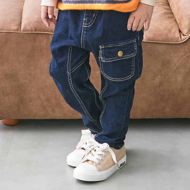 POWDER STRETCH DENIM PANTS