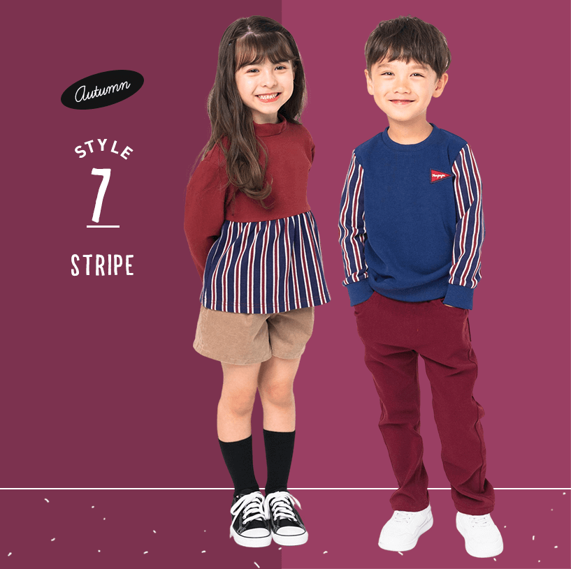 Children's clothing (kids) matching, link, pair coordination | Kodomo no Mori e-shop